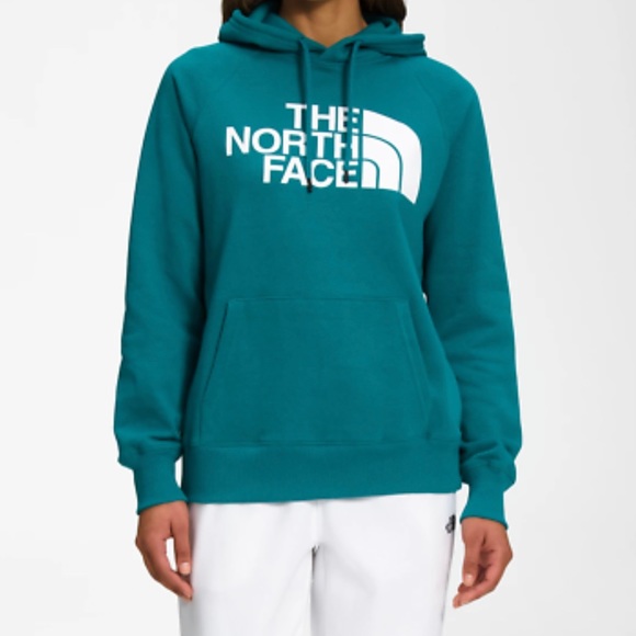 The North Face Tops - The North Face Half Dome Pullover Hoodie Evergreen